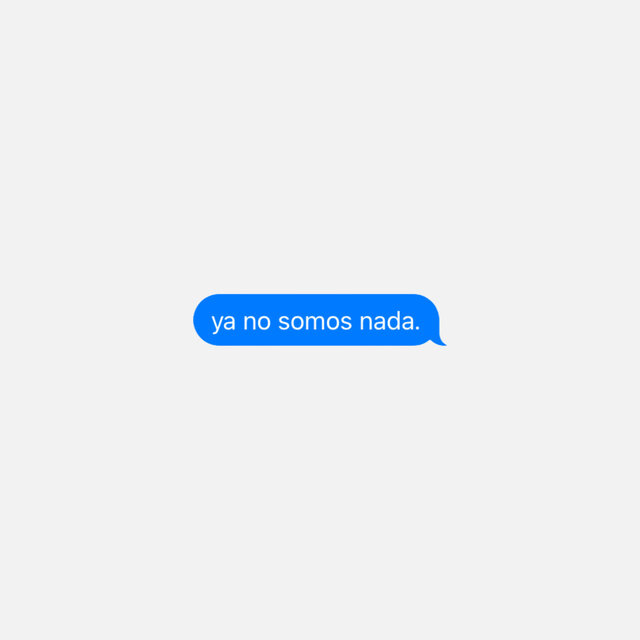 Ya No Somos Nada