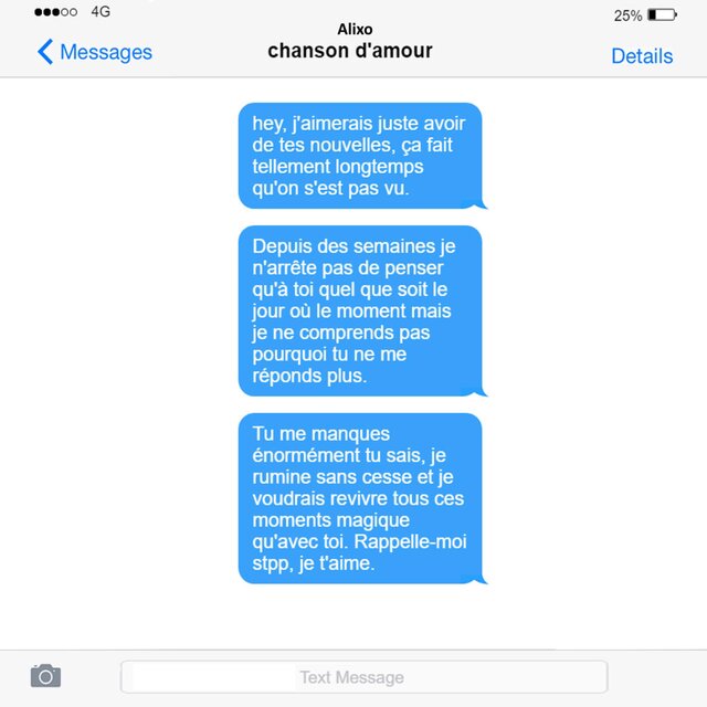 Chanson d'amour