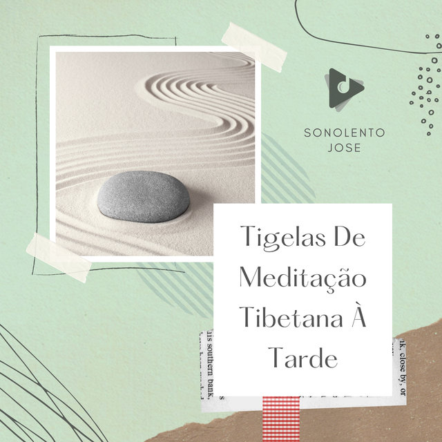 Tigelas De Meditação Tibetana À Tarde