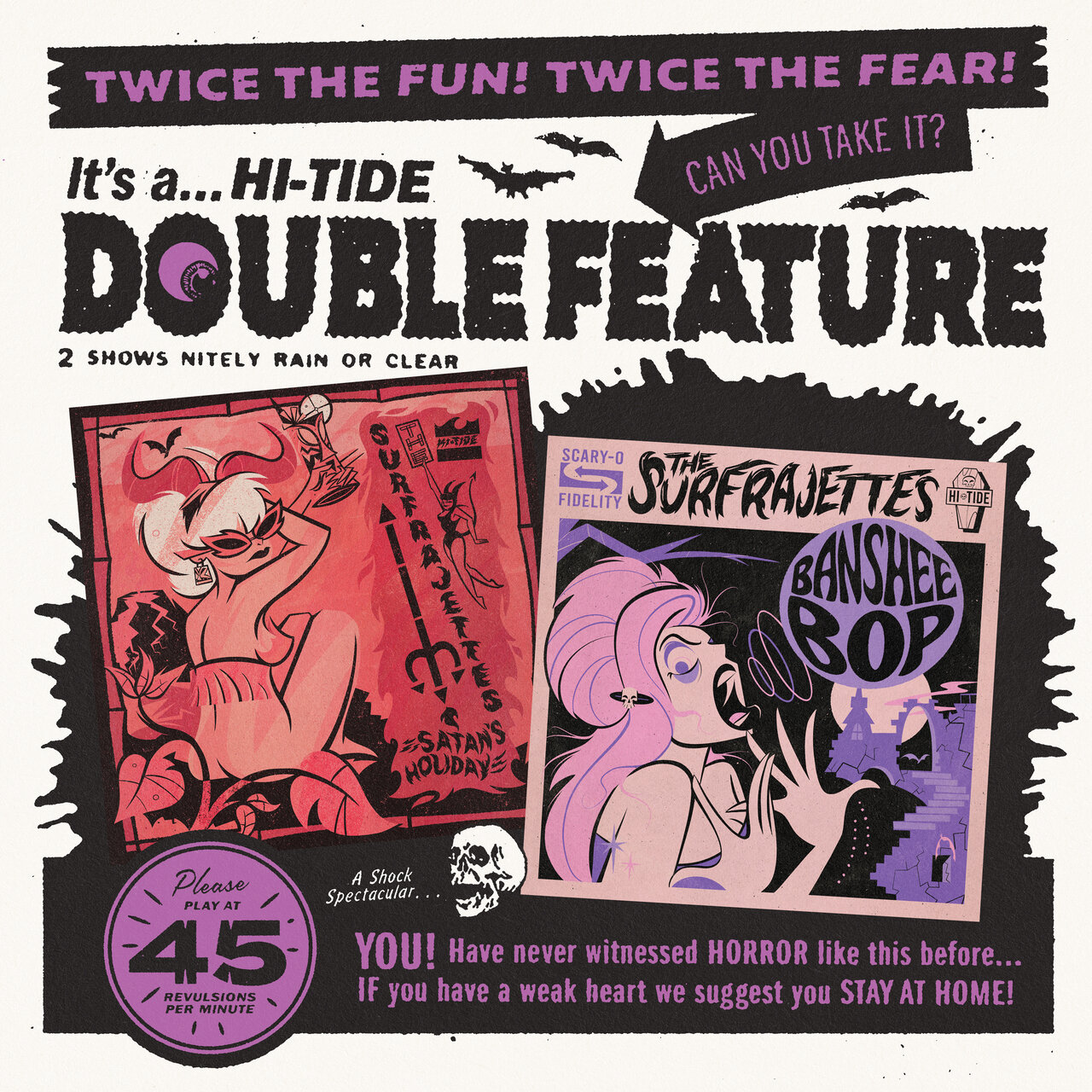 Double Feature: Banshee Bop / Satan's Holiday by The Surfrajettes on TIDAL