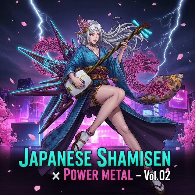 Japanese Shamisen x Power Metal | Vol 02 | Epic Fusion for Energy & Inspiration