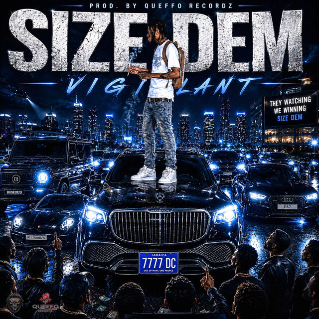 Cover art for album Size Dem by Vigilant, Queffo