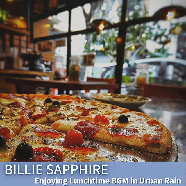 Enjoying Lunchtime BGM in Urban Rain