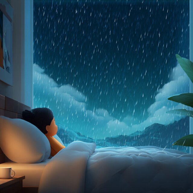 Gentle Rain for Deep Sleep