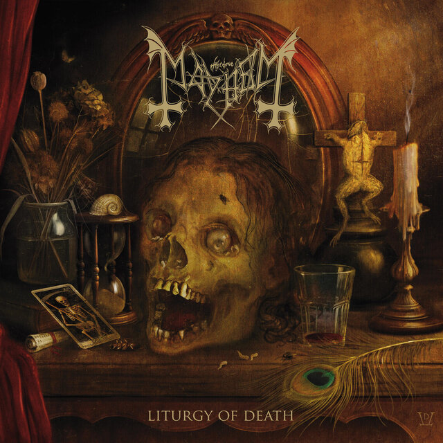 Cover art for album Liturgy of Death by Mayhem