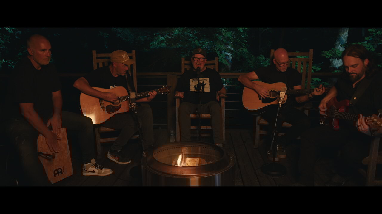 Overflowing (Dudes Around A Fire Pit)