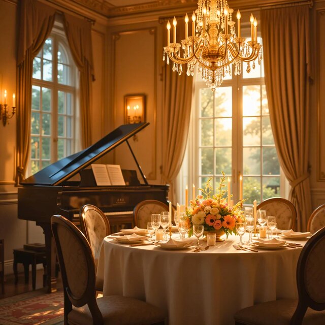 Romantic Piano Melodies: Soothing Background Music for Relaxation & Dinner