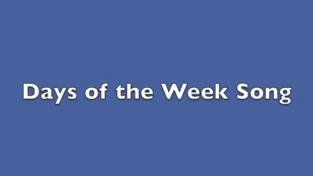 Days of the Week Song (Lyric Video)