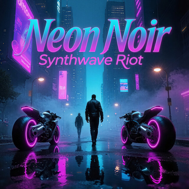Neon Noir Synthwave Riot