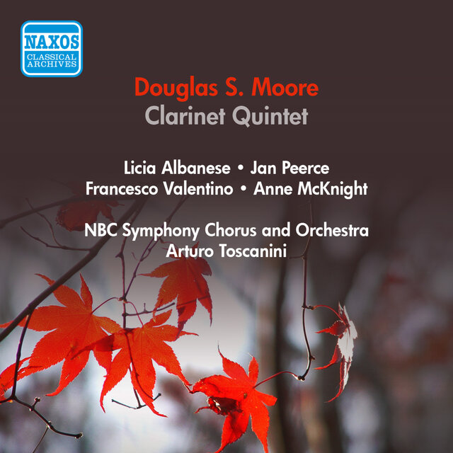 Moore, D.: Clarinet Quintet / Riegger, W.: String Quartet No. 2 (D. Oppenheim, New Music String Quartet) (1950)