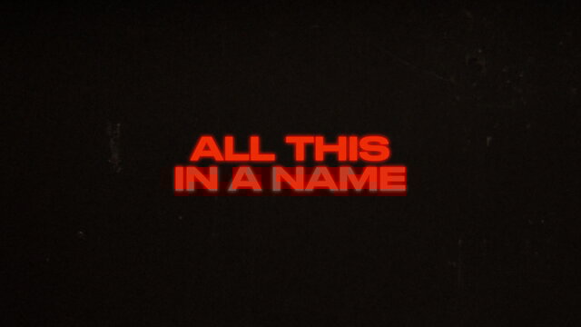 All This In A Name