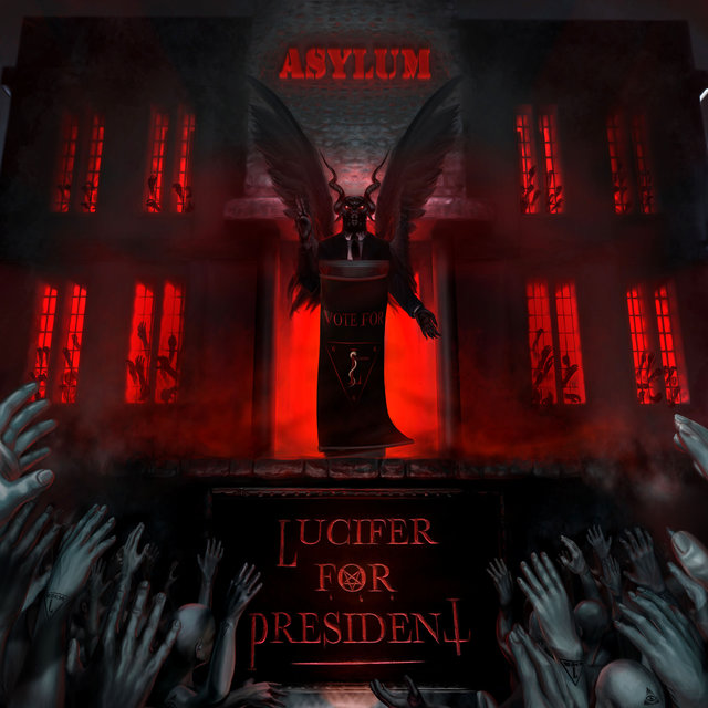 Cover art for album Asylum by Lucifer For President