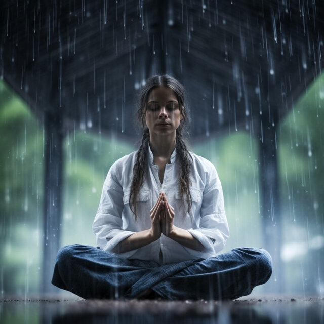 Reflexiones Lluviosas: Una Ducha Meditativa De Paz