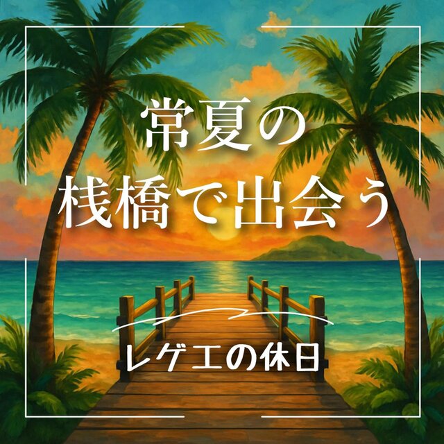 常夏の桟橋で出会うレゲエの休日