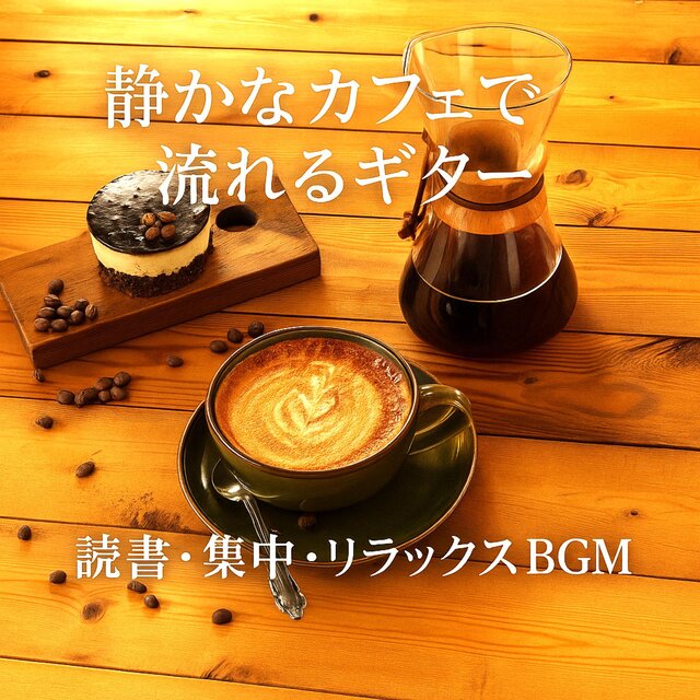 静かなカフェで流れるギター　読書・集中・リラックスBGM