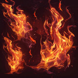 Gentle Fire Sounds in Pure Binaural