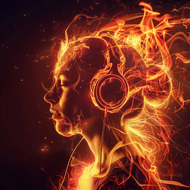 Burning Beats: Rhythmic Fire Music