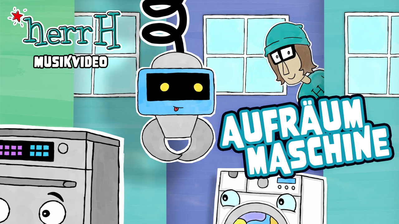 Aufräummaschine (Kinderlieder / Offizielles Musikvideo)