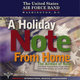 Cover art for album A Holiday Note From Home by USAF Airmen of Note