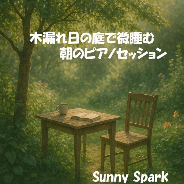 木漏れ日の庭で微睡む朝のピアノセッション