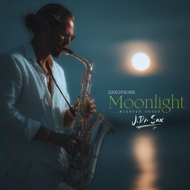 Saxophone Whisper Under the Moonlight