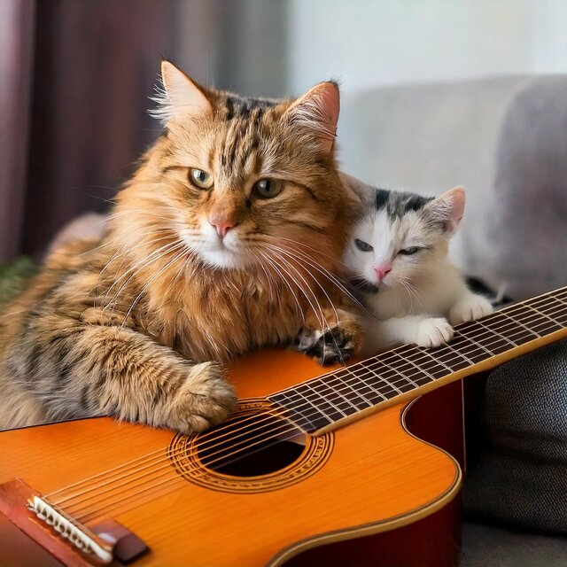 Companionship Melodies: Guitar Music for Pets