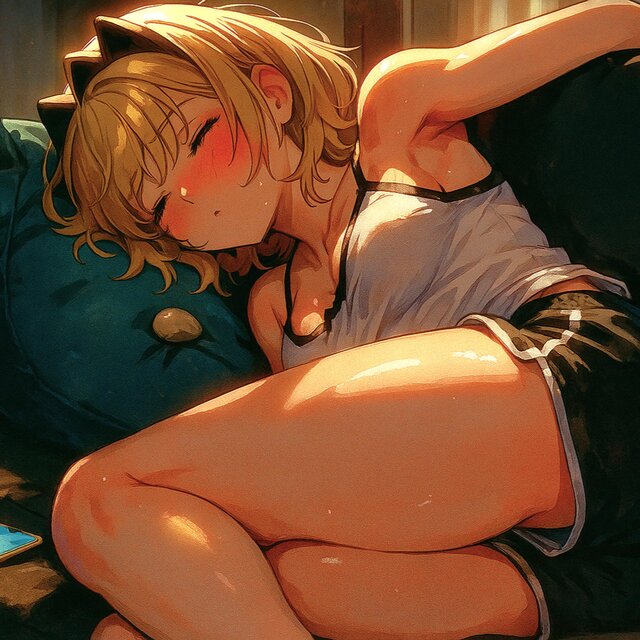 Curled Up on the Couch
