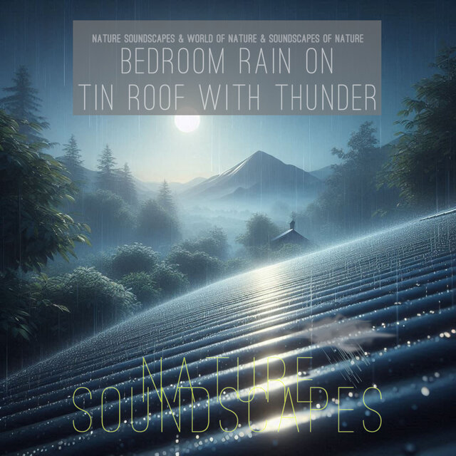Bedroom Rain on Tin Roof with Thunder