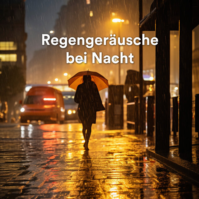 Regengeräusche bei Nacht