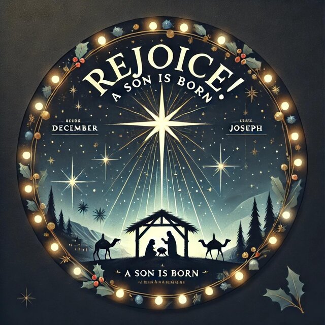 Rejoice! A Son is Born