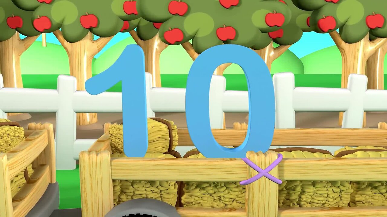  Numbers Song - NEW Short Version - Number Rhymes For Children - Learn Numbers For Children