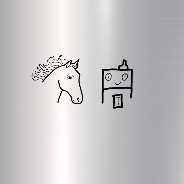 Silver steed + Motif