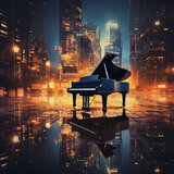 Jazz Piano Urban Quilt
