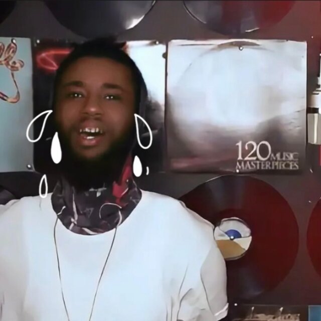 Crying in the studio