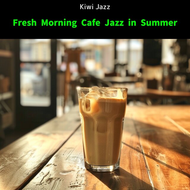 Fresh Morning Cafe Jazz in Summer
