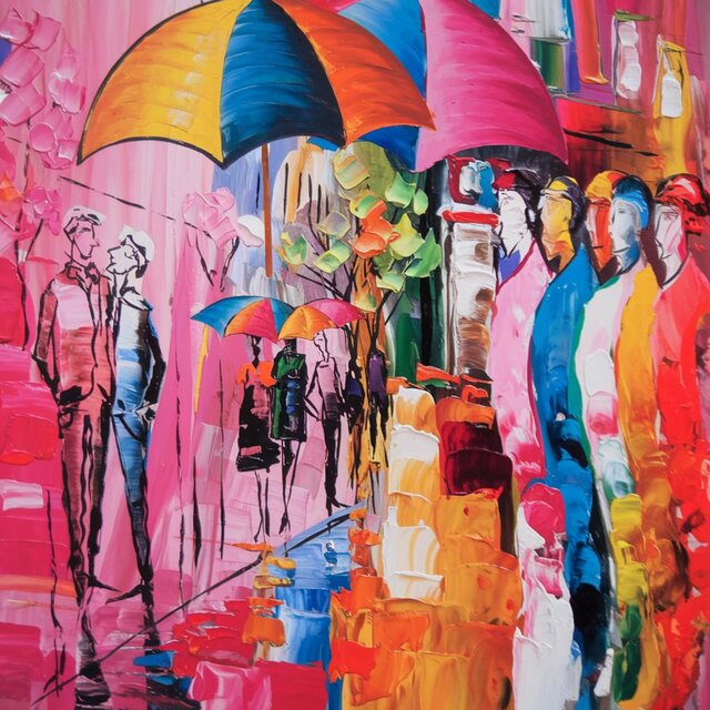 색채의 거리에서 (In the streets of color)