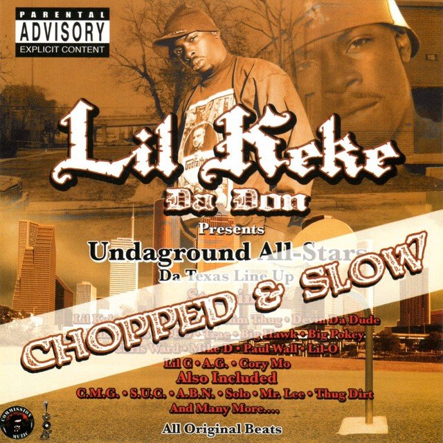 Cover art for album Undaground All-Stars (Chopped & Slow) by Lil' Keke
