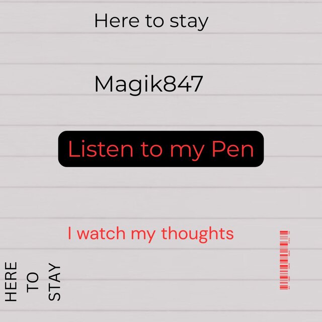 Listen to My Pen