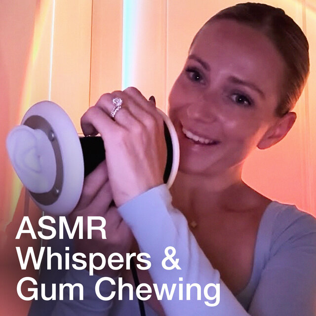 ASMR Gentle Whispers, Gum Chewing & Subtle Tapping