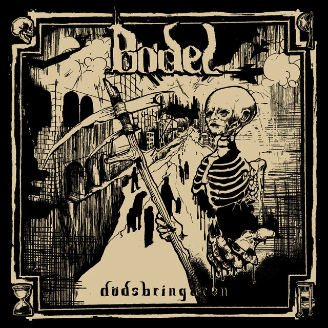 Cover art for album Dödsbringaren by Bödel