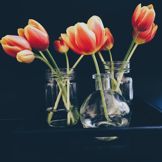In flowers
