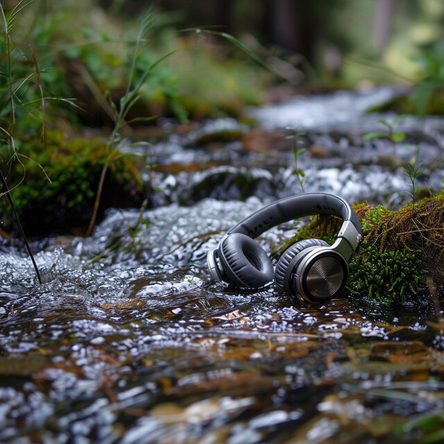 Streamline Melody: Binaural Water Flow