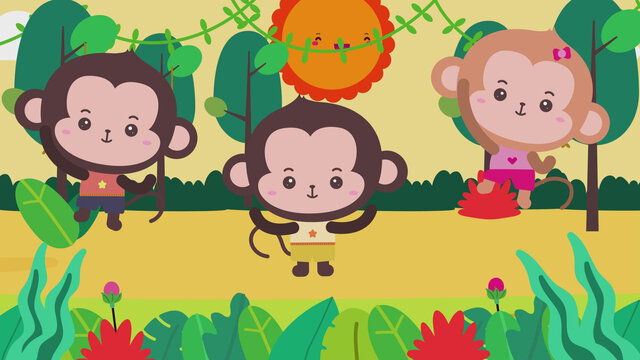 Monkey Freeze Dance