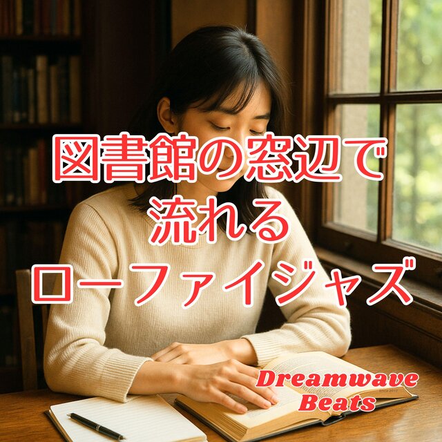 図書館の窓辺で流れるローファイジャズ