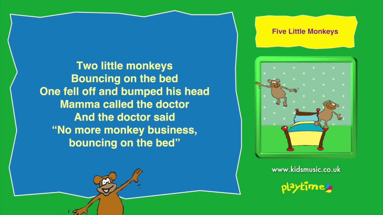Kidzone - Five Little Monkeys