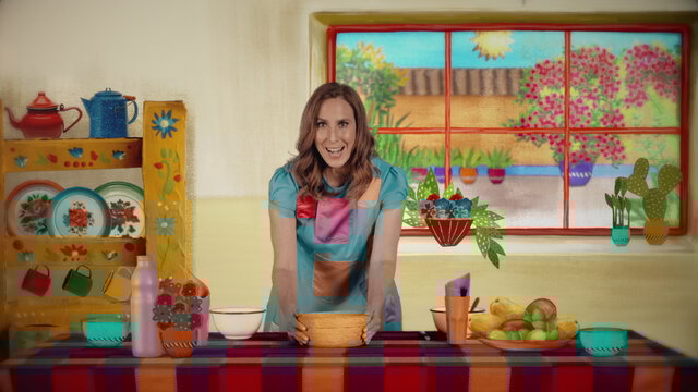 A la mesa
