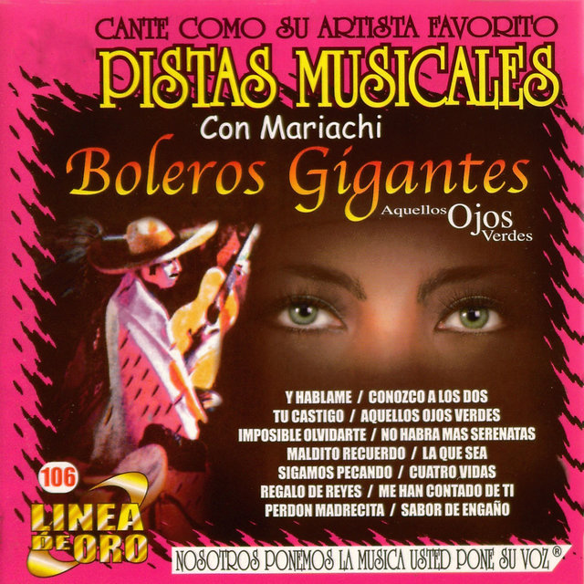 Pistas Musicale Con Mariachi - Boleros Gigantes 