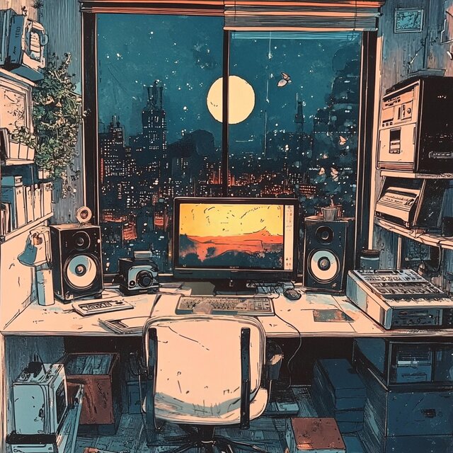 Nighttime Bedroom