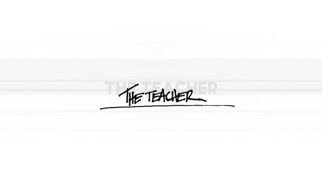 The Teacher (Lyric Video)