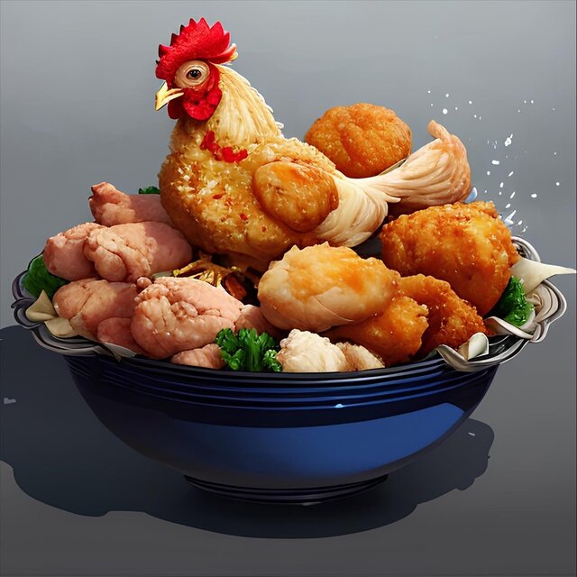 Little Chicken Becomes FRIED CHICKEN